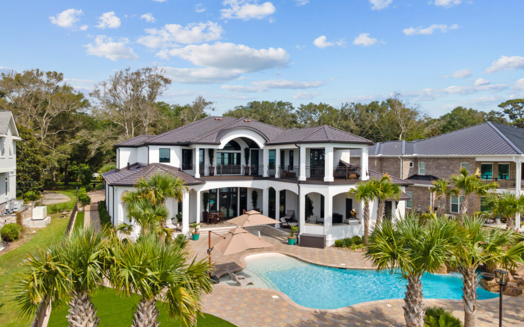 Sunset Beach Waterfront Home & Pool with Dock